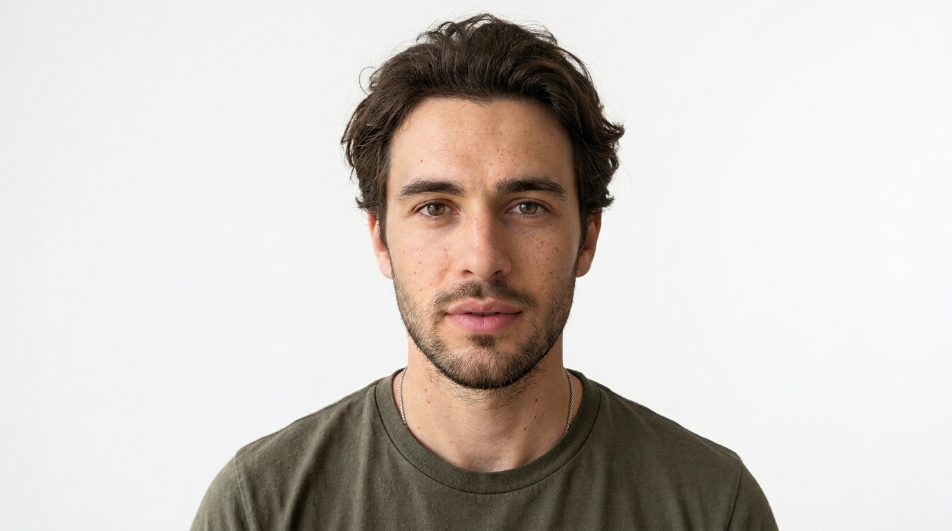 Before hairstyle and grooming